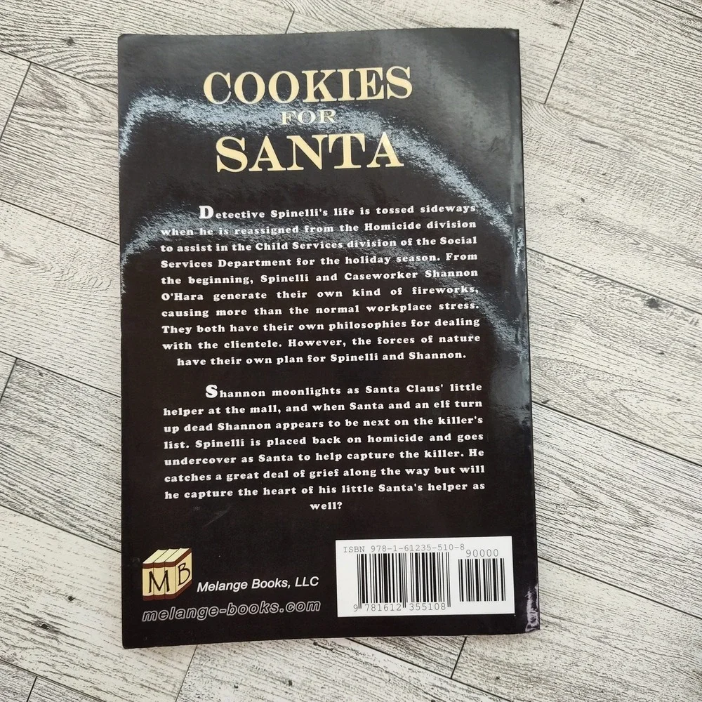 Cookies‎ for Santa by Valerie J Clarizio SIGNED Murder Mystery Romance Fiction